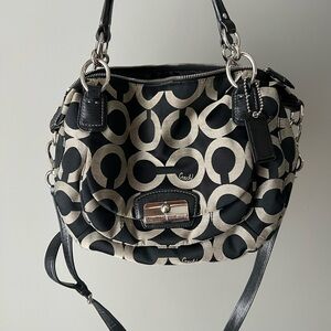 Coach Kristen Signature Monogram Handbag